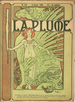 Couverture conçue par Alfons Mucha (15 janvier 1898)