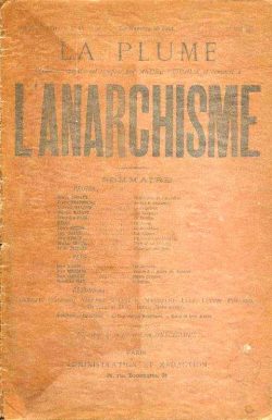 Couverture du n° 97, daté 1er mai 1893, sur l'anarchisme.